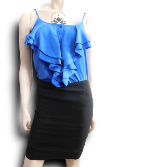 nice top blue , medium - Picture 1 of 4